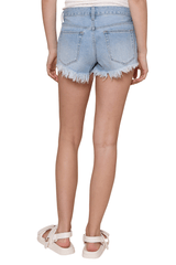 Low Rise High Low Frayed Short