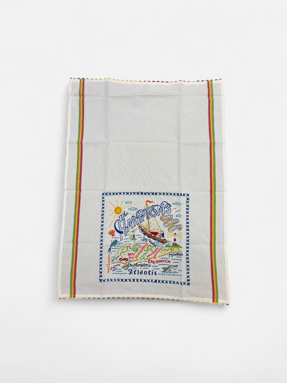 Hamptons 20x29 Dish Towel Flat Lay