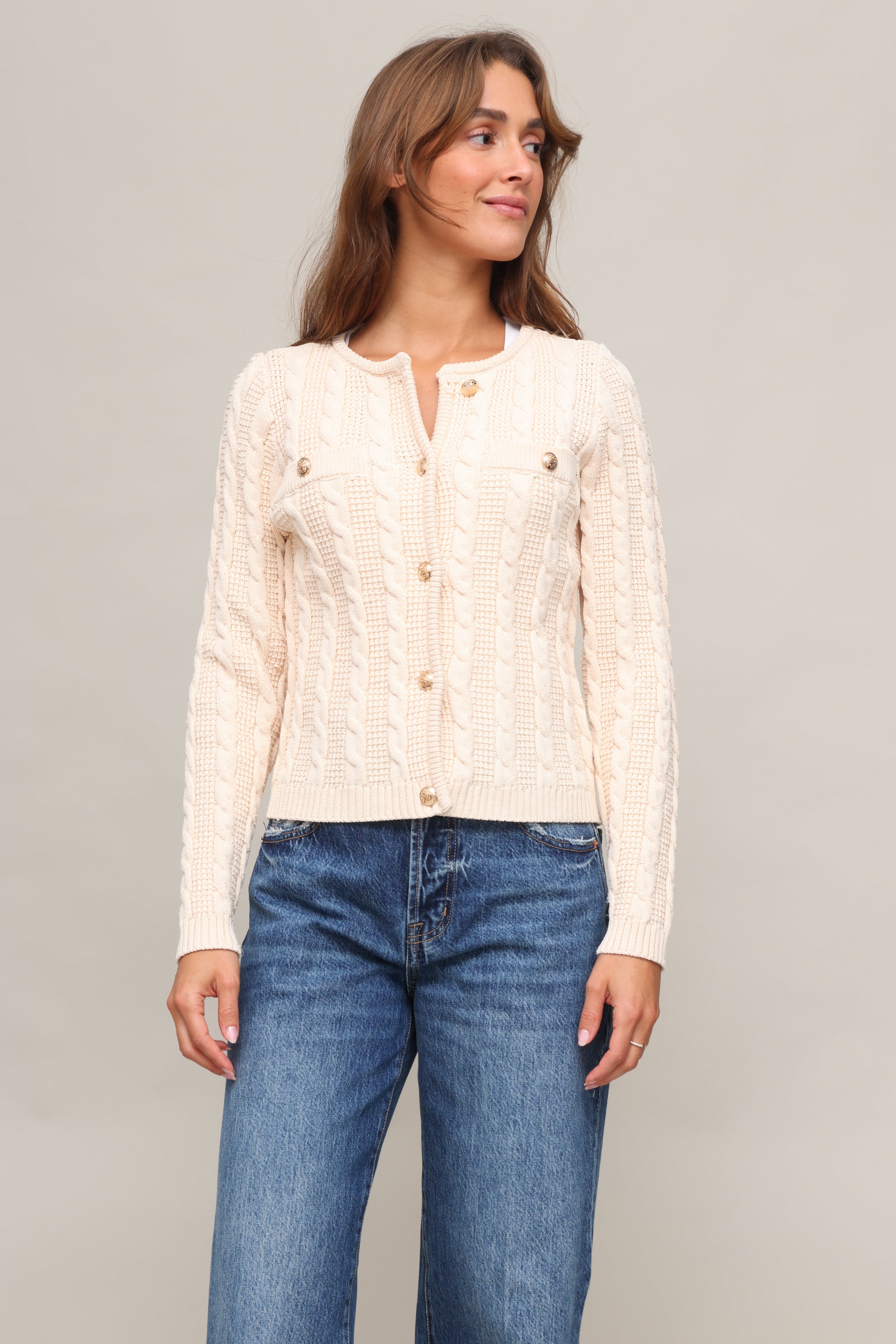 Cambridge Cableknit Cardi – Mixology