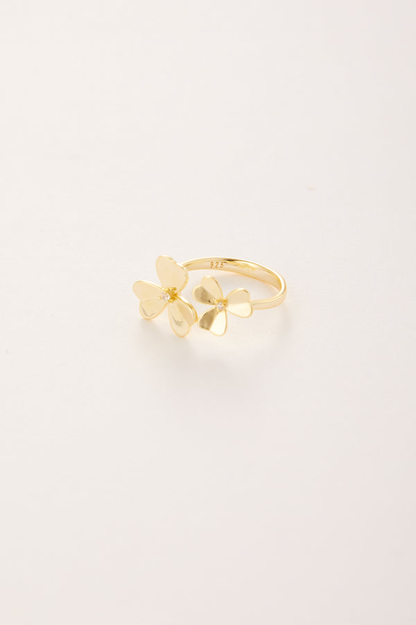 Jensyn Double Flower Ring