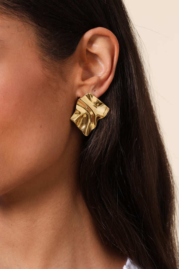 Santos Square Wave Earring