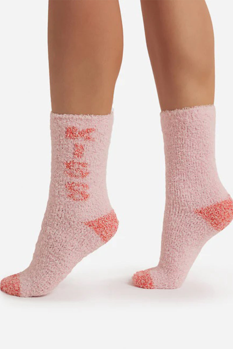 2-Pack Plush Kiss Socks