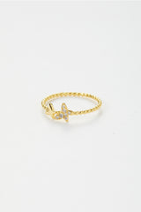 Bevy Double Butterfly Ring
