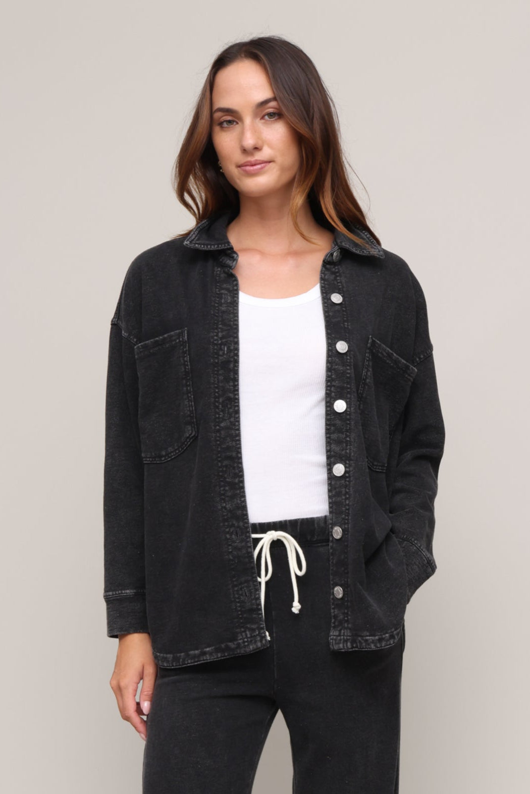 All Day Knit Denim Jacket – Mixology
