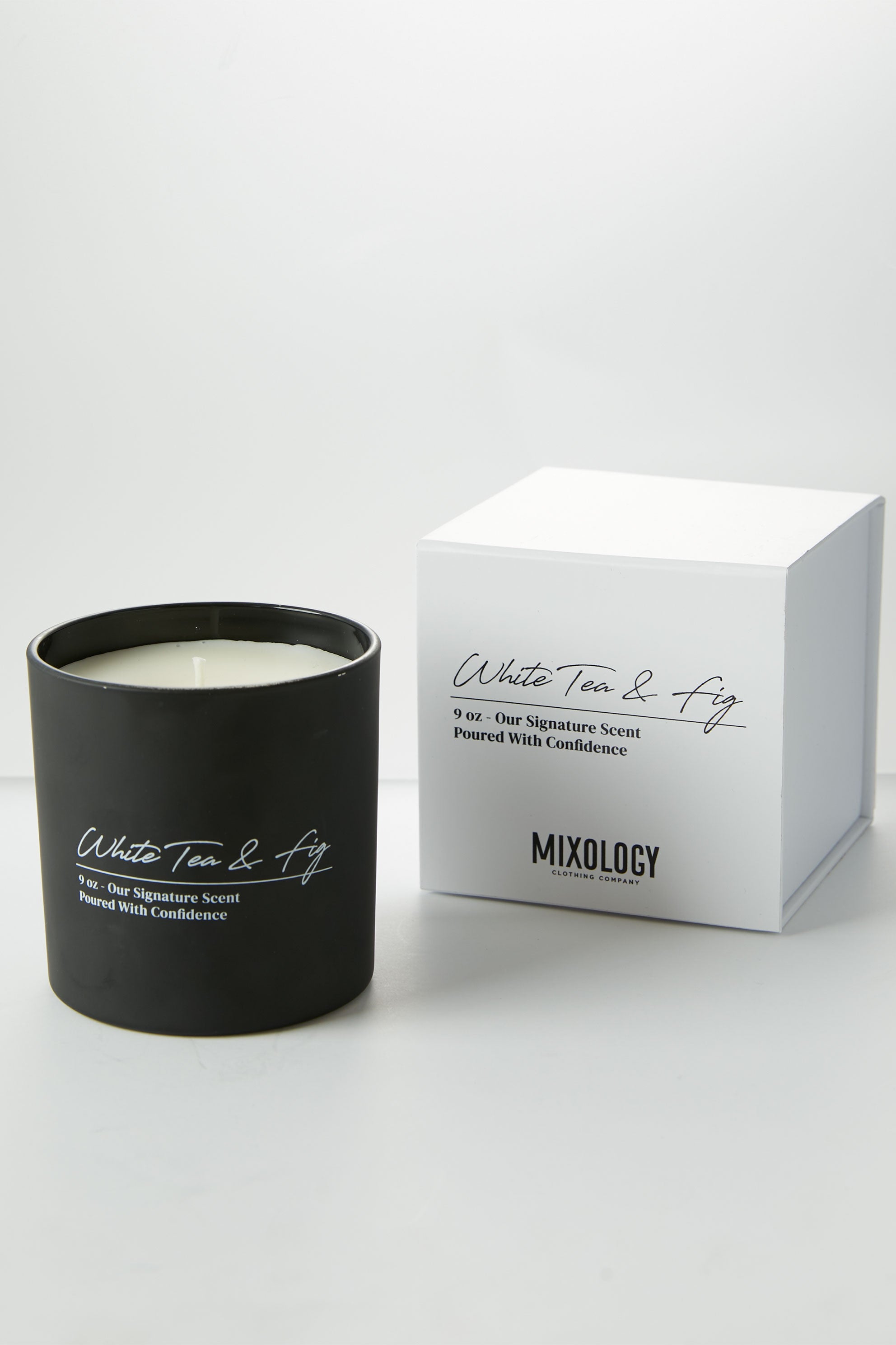 White Tea + Fig Soy Wax Candle - Signature Glass – Seventh Avenue Apothecary