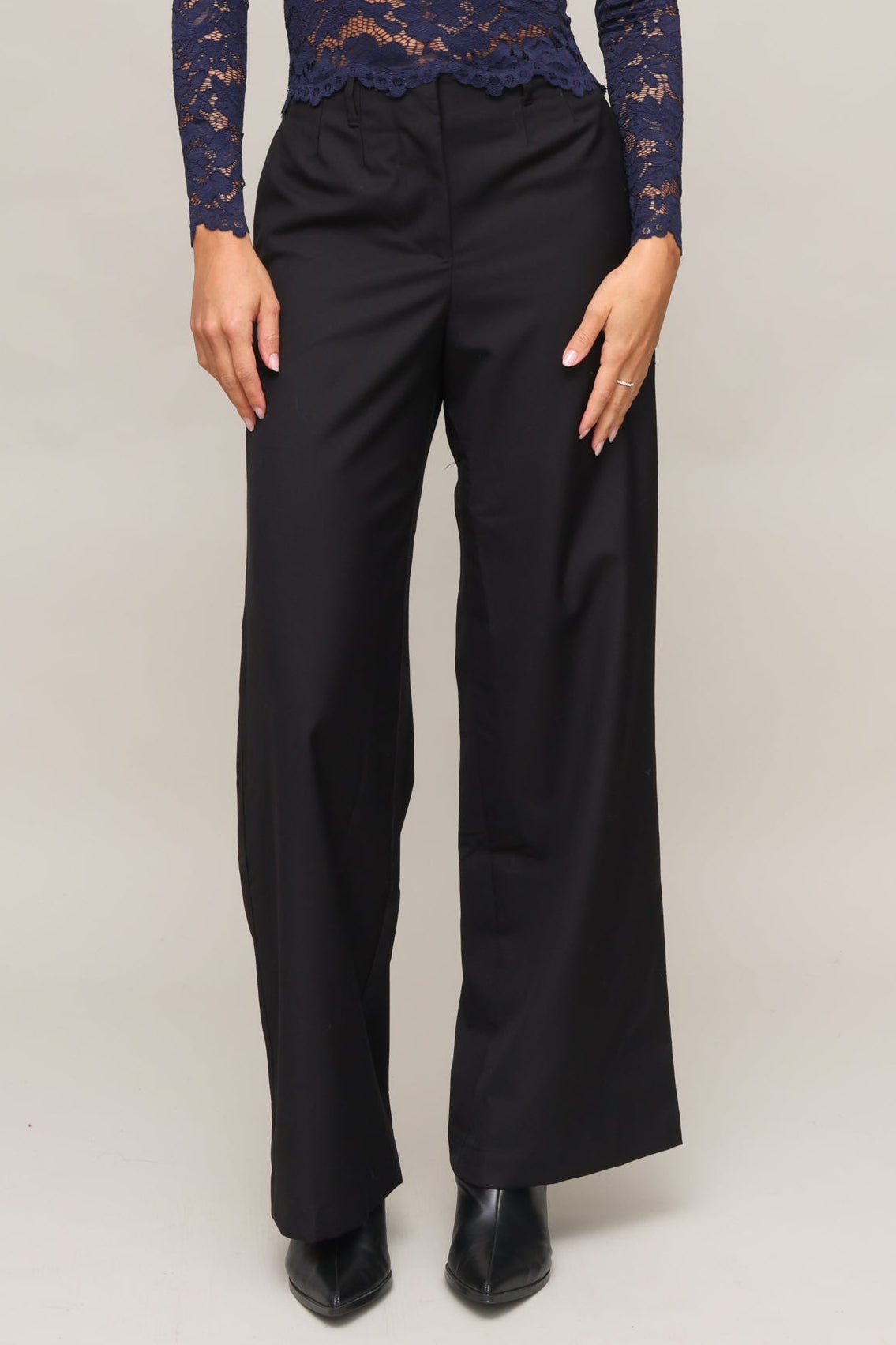 Ava Twill Trouser Pant | Robertson + Rodeo | High-Rise Fit – Mixology