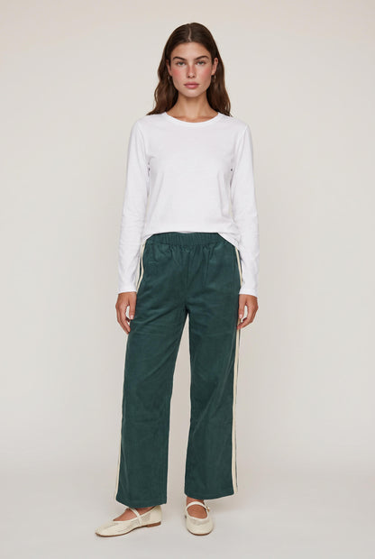 
model wearing DOWNTOWN TRACK PANT posing Front View