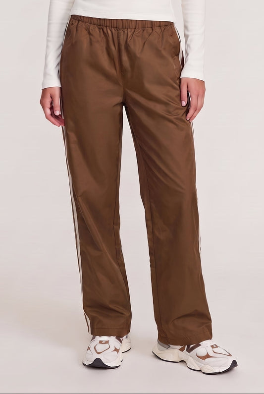 
model wearing Downtown Track Pant posing Front View