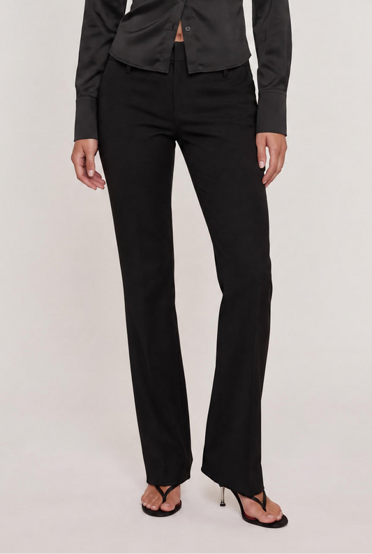 
model wearing Margie High Waisted Bootcut Pa posing Front View
