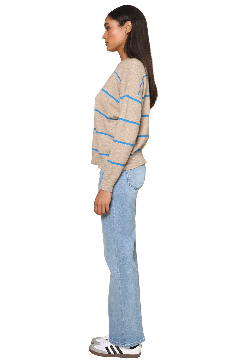 Lynn Striped Pattern Sweater