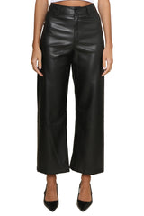 Camille Faux Leather Wide Leg Pant
