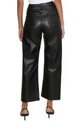 Camille Faux Leather Wide Leg Pant