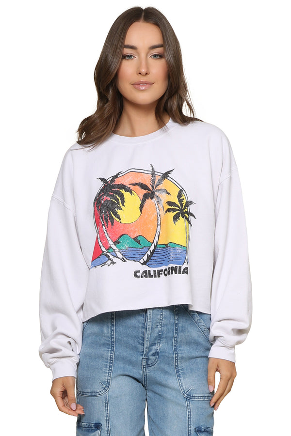 Cropped Cali Sweatshirt