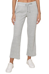 Brushed Ribbed Straight Pant