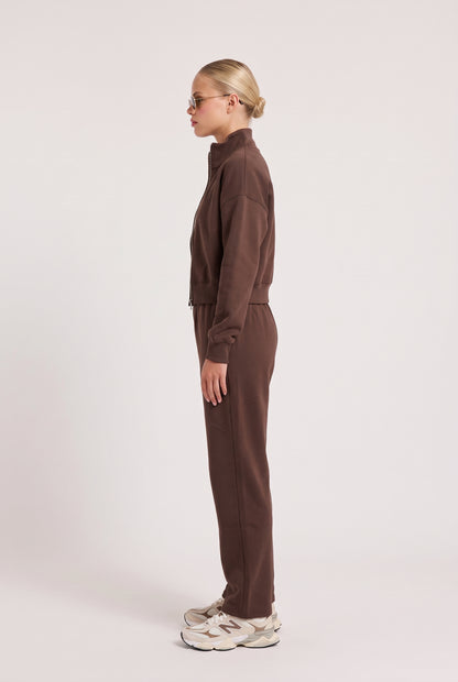 
model wearing Everyday Sweatpant posing Side View