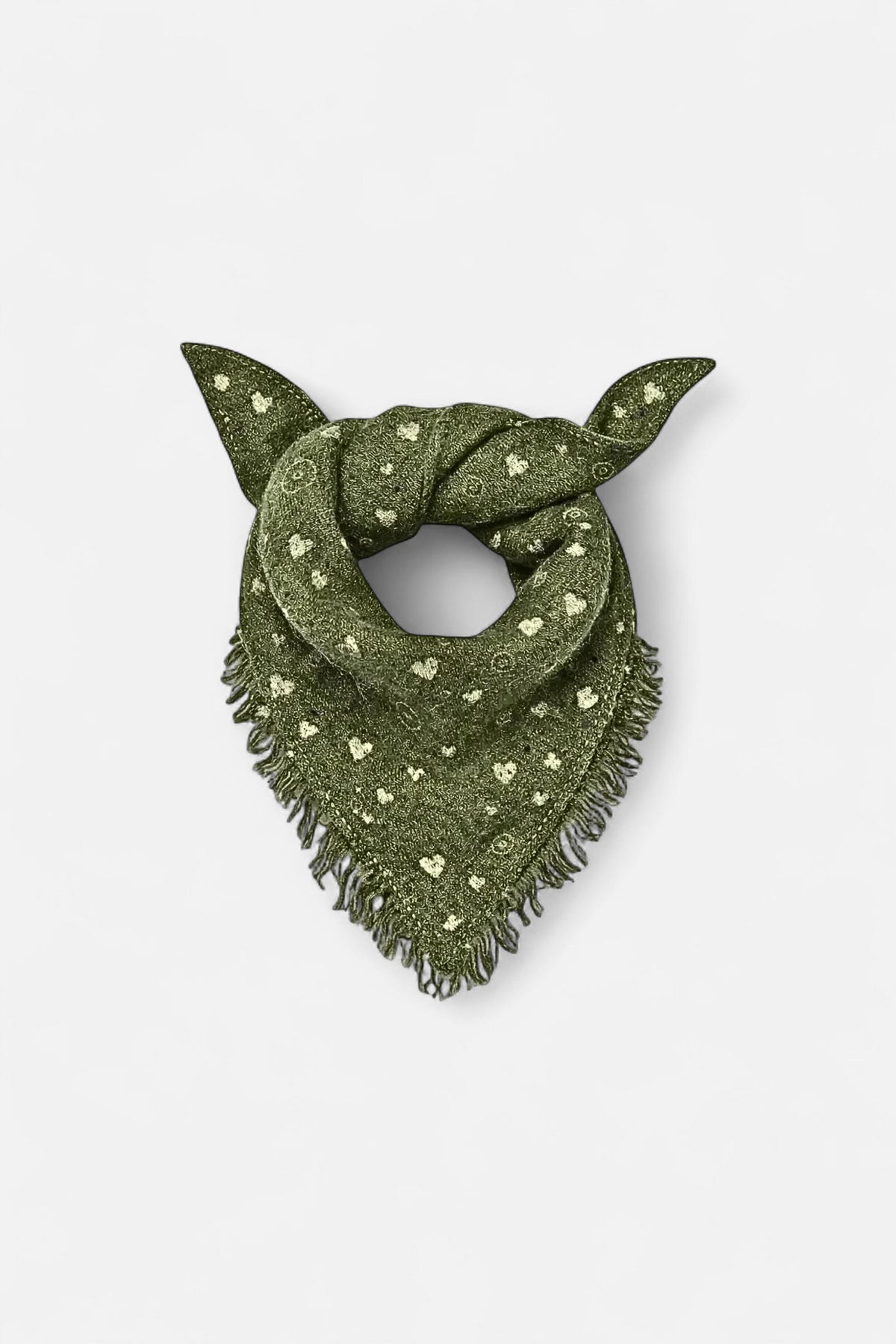 [SAGE] Kr Cashmere Bandana Flat Lay
