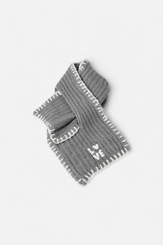 
Loved Squared Loop Scarf Flat Lay