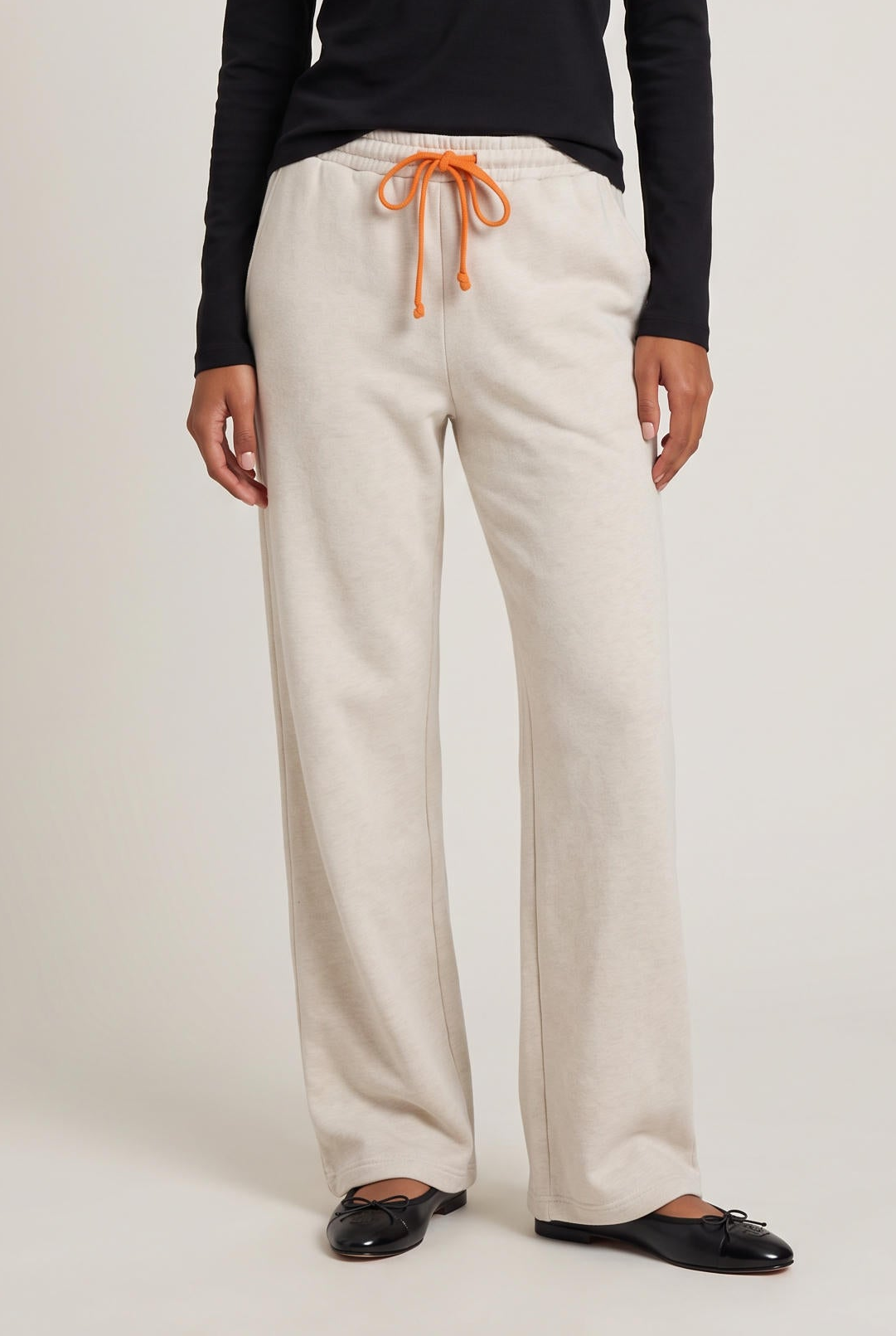 
model wearing Weekend Barb Sweatpant posing Front View