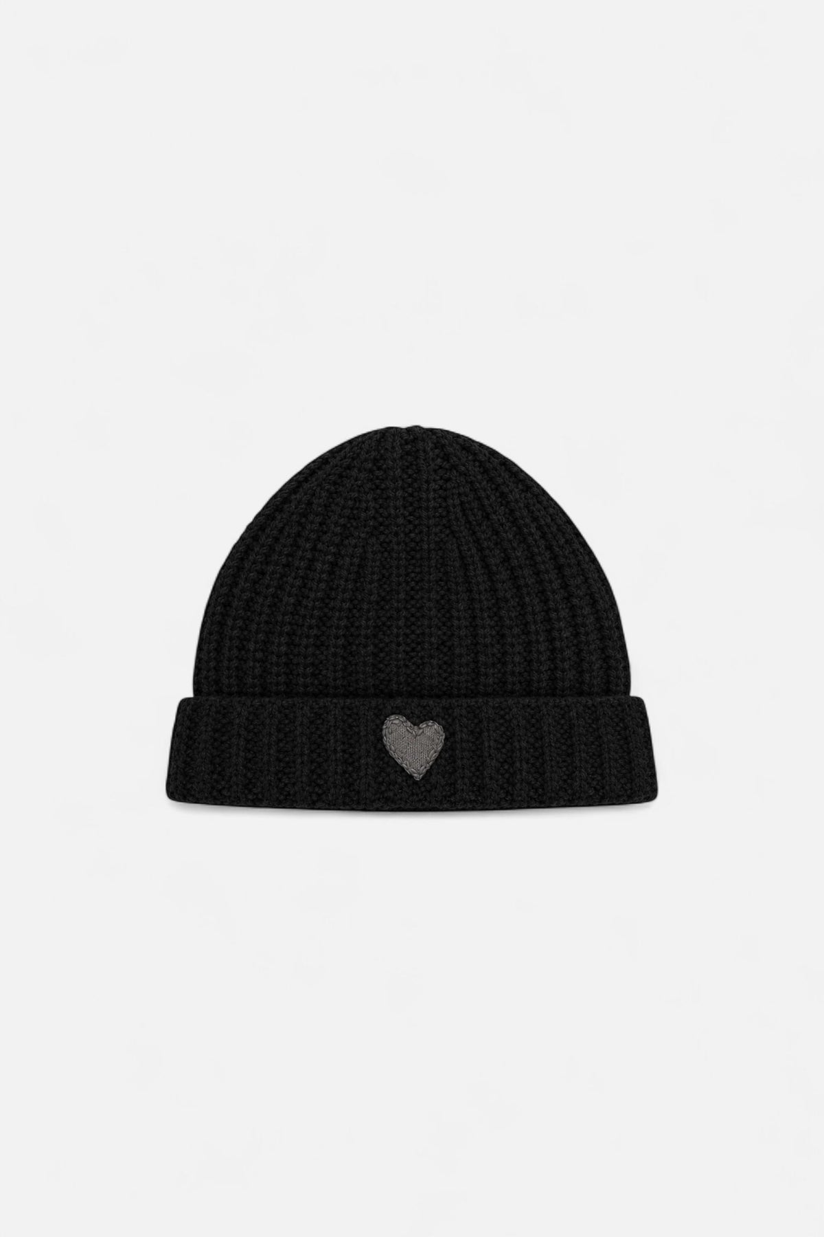 [Black] Winter Beanie Flat Lay