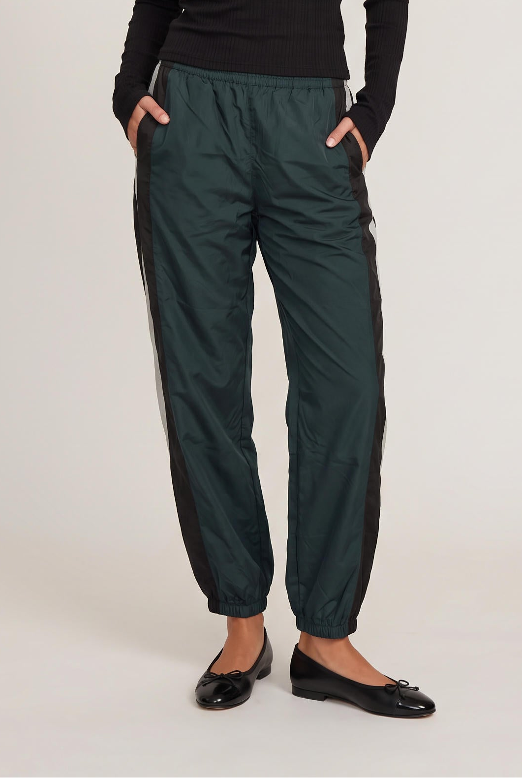[SLATE] model wearing Aniston Pant posing Front View