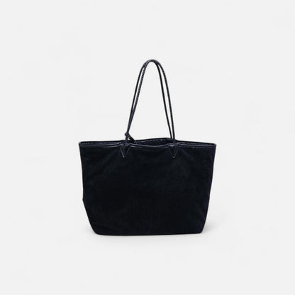 
Reversible Suede Tote Flat Lay