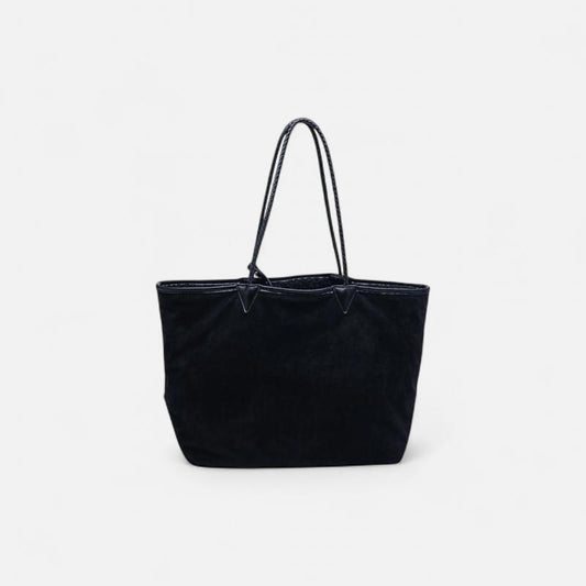 
Reversible Suede Tote Flat Lay