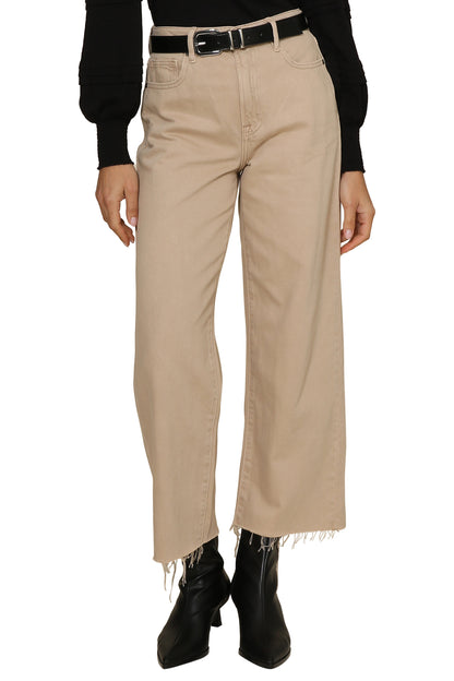 Nori Khaki Cropped Wide Leg