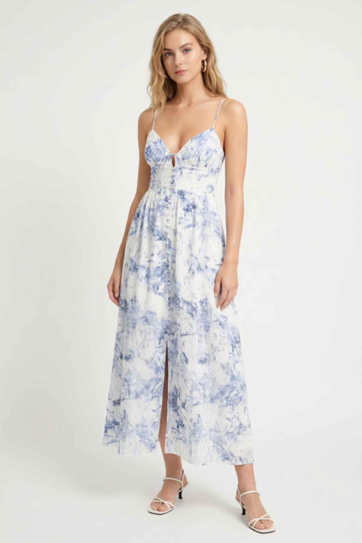 Porcelain Midi Dress