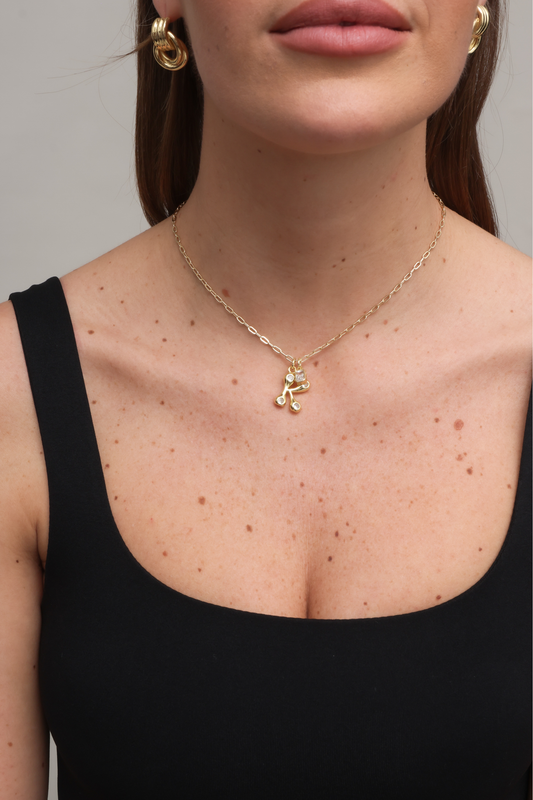 Teardrop Bezel Charm