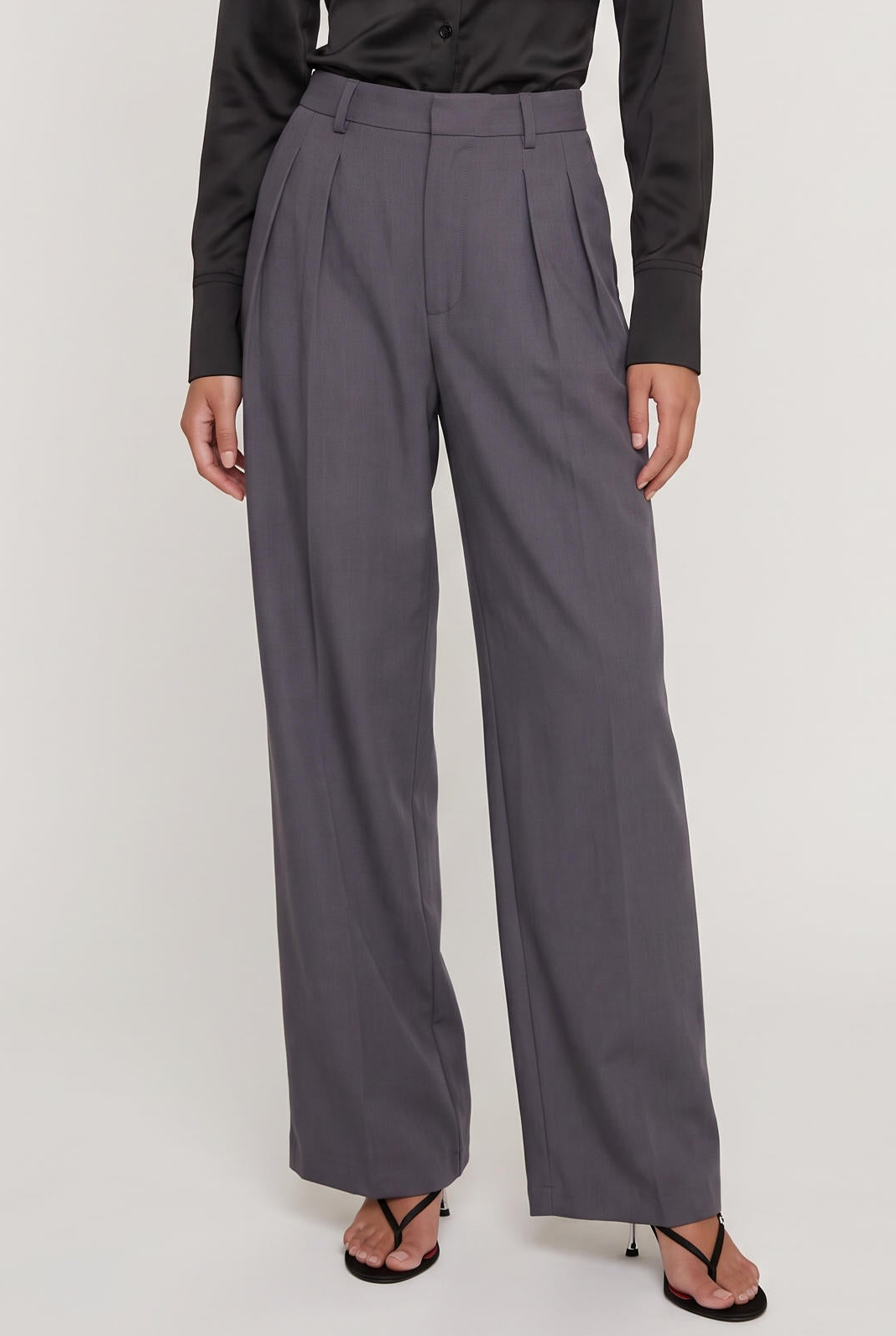 [CARBON] model wearing Caro Pant posing Front View