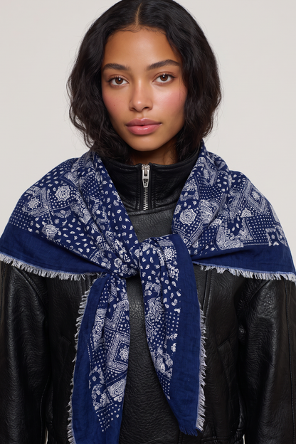 
Baily Bandana Scarf W Fringe