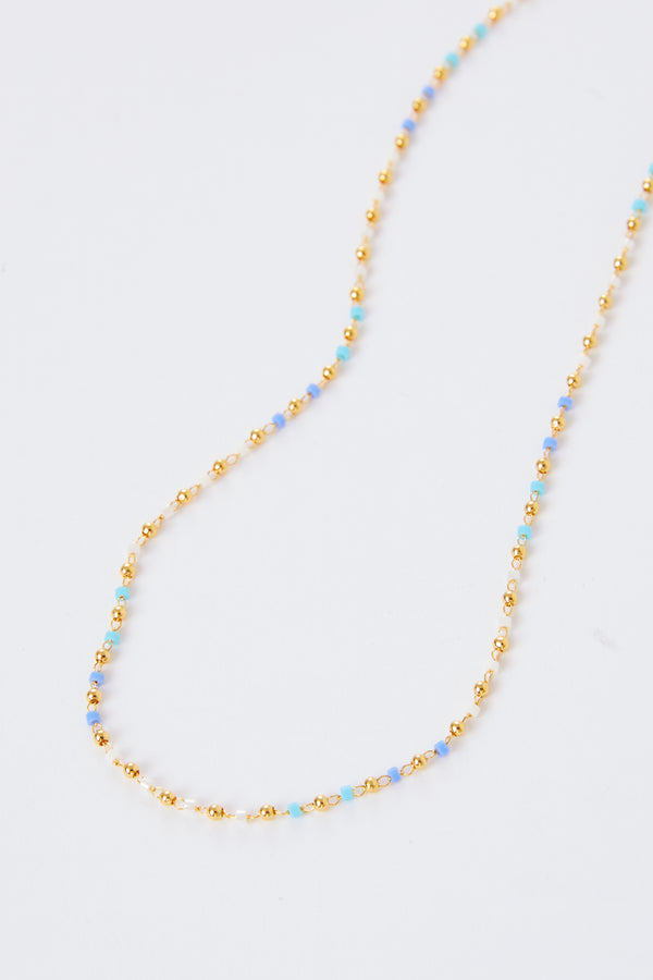 Aria Bead And Pearl Necklace