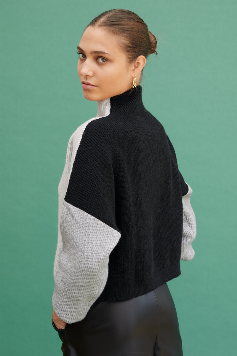 Frankie Color Block Sweater