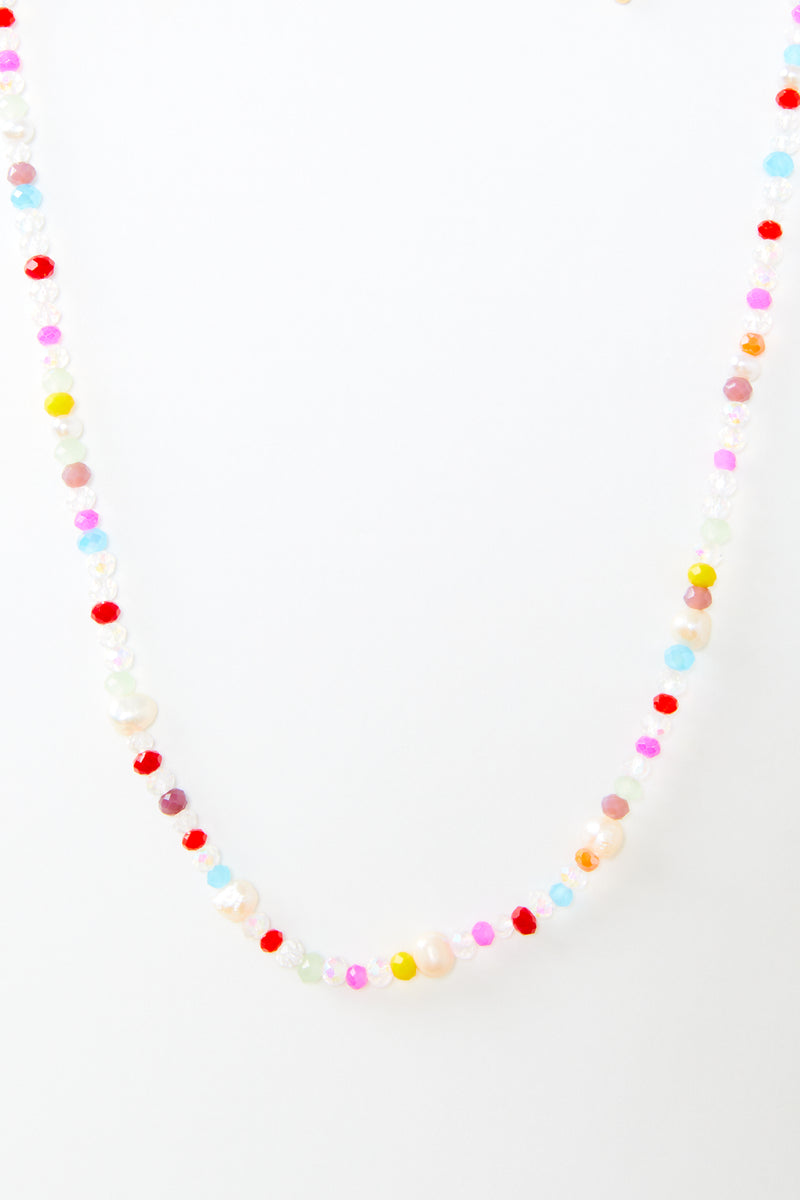 Tessa Bead And Pearl Necklace