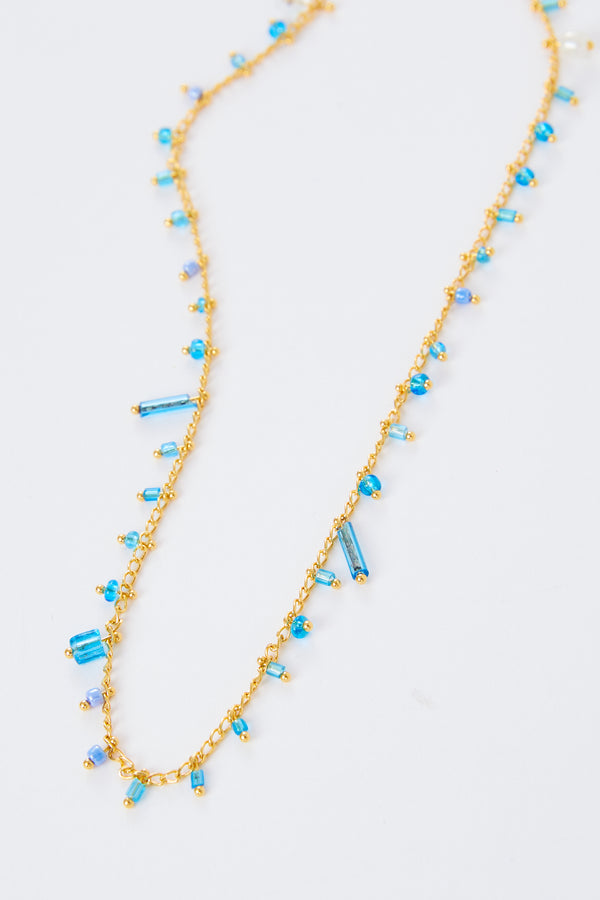 Aria Turquoise Bead Necklace