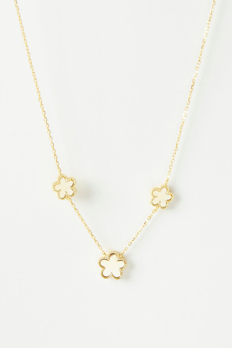 Monroe Triple Clover Necklace