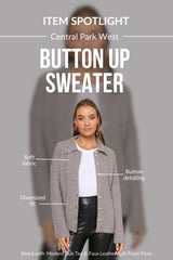 Button Up Sweater