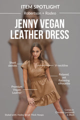 Jenny Vegan Leather Dress