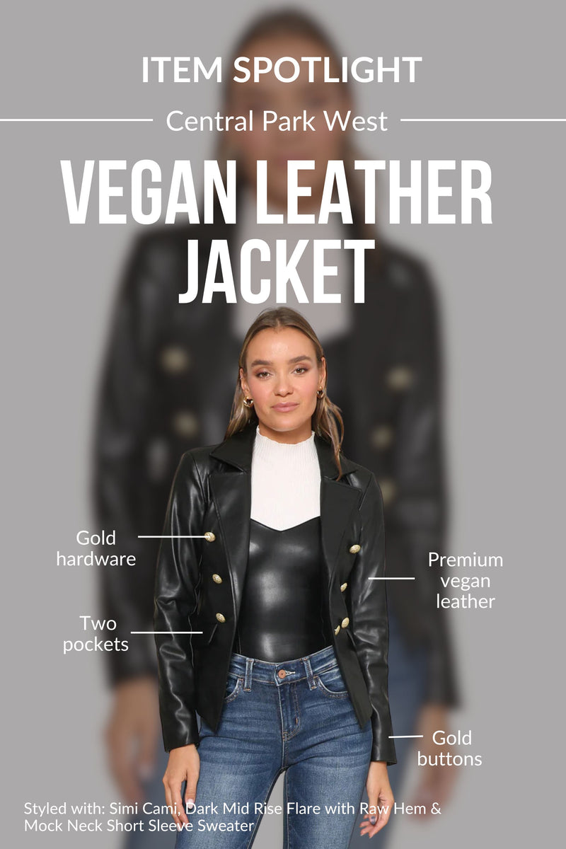 Vegan Leather Jacket