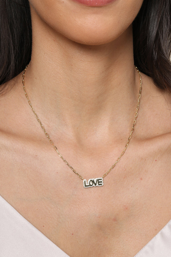 Steph Bubble Love Necklace